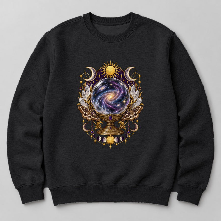 Magic Eight Free Crystal Ball Sweatshirt in Black