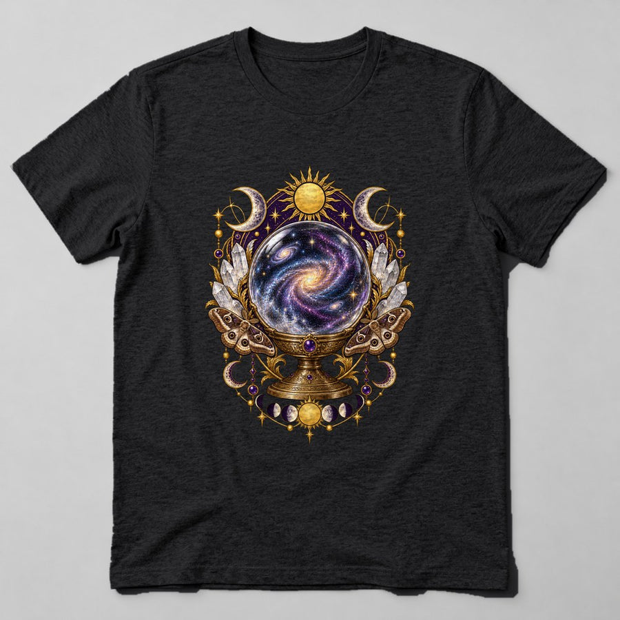 Magic Eight Free Crystal Ball T-Shirt in Black