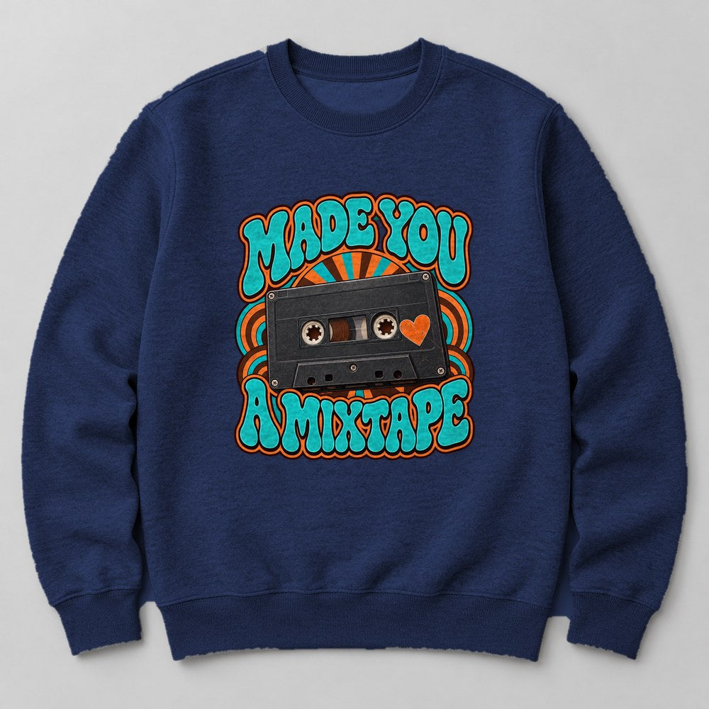 Made You a Mixtape Sweatshirt in Navy