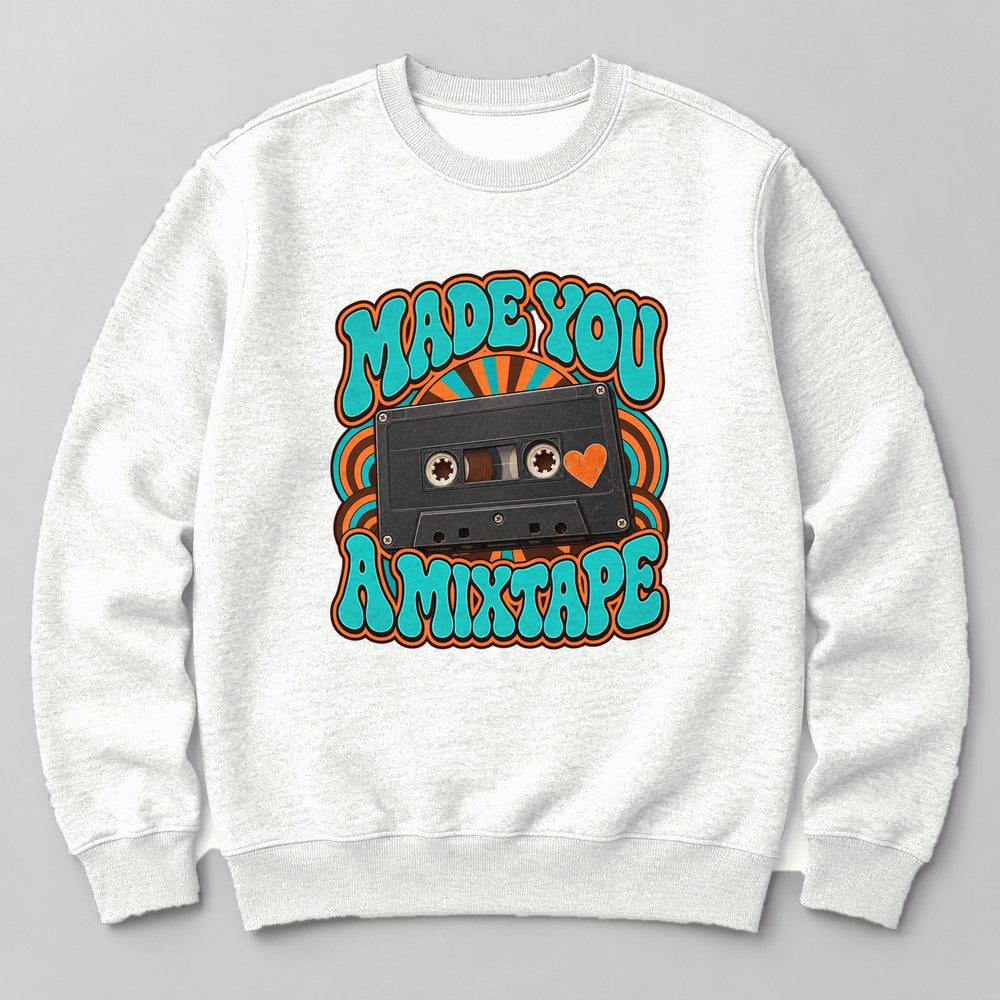 Made You a Mixtape Sweatshirt in White