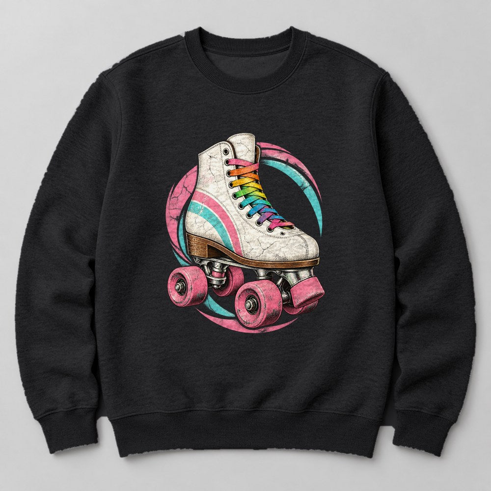 Roller Skate Sweatshirt in Black