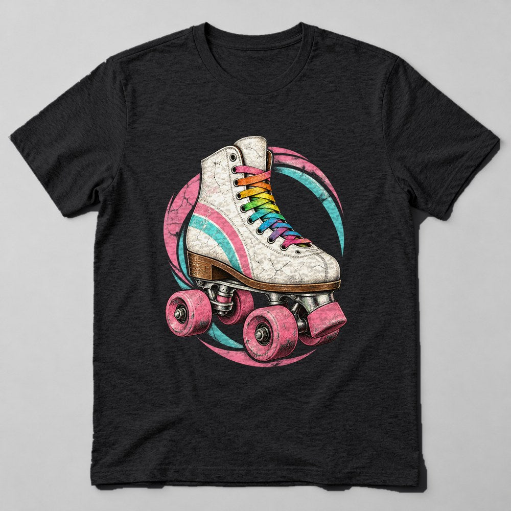 Roller Skate T-Shirt in Black