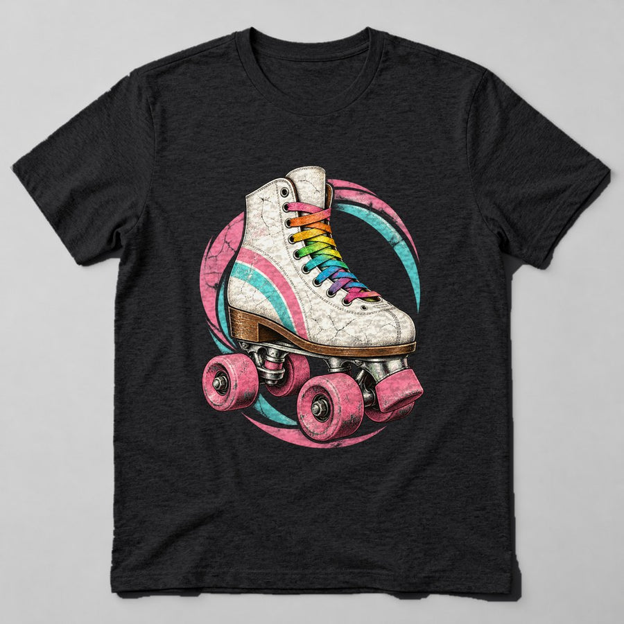 Roller Skate T-Shirt in Black