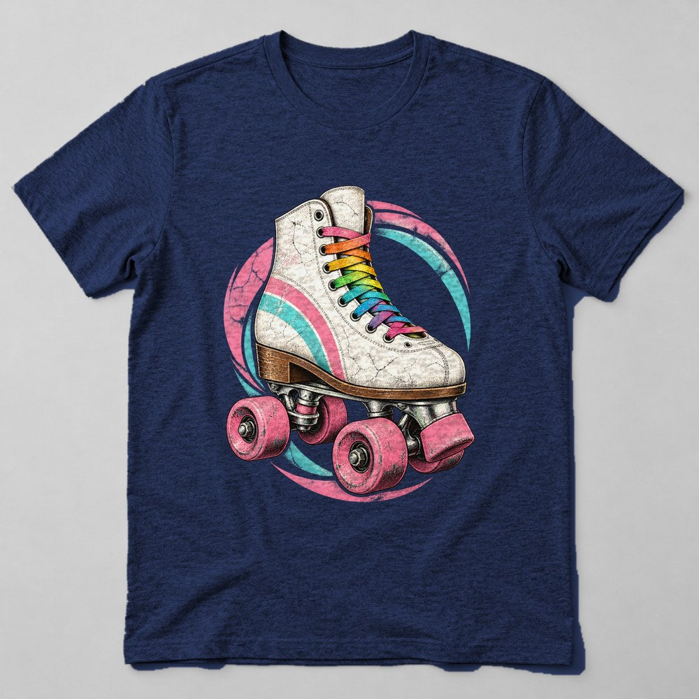 Roller Skate T-Shirt in Navy