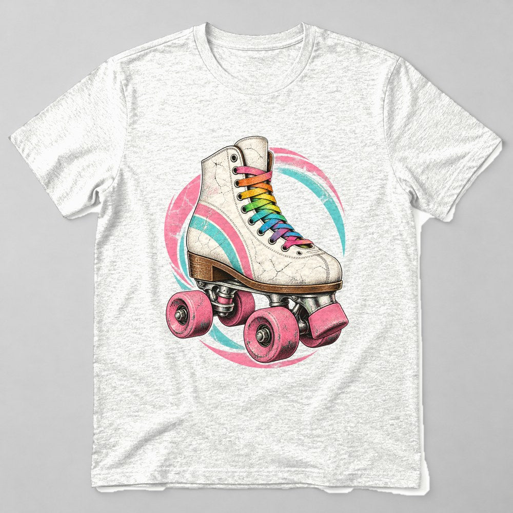 Roller Skate T-Shirt in White