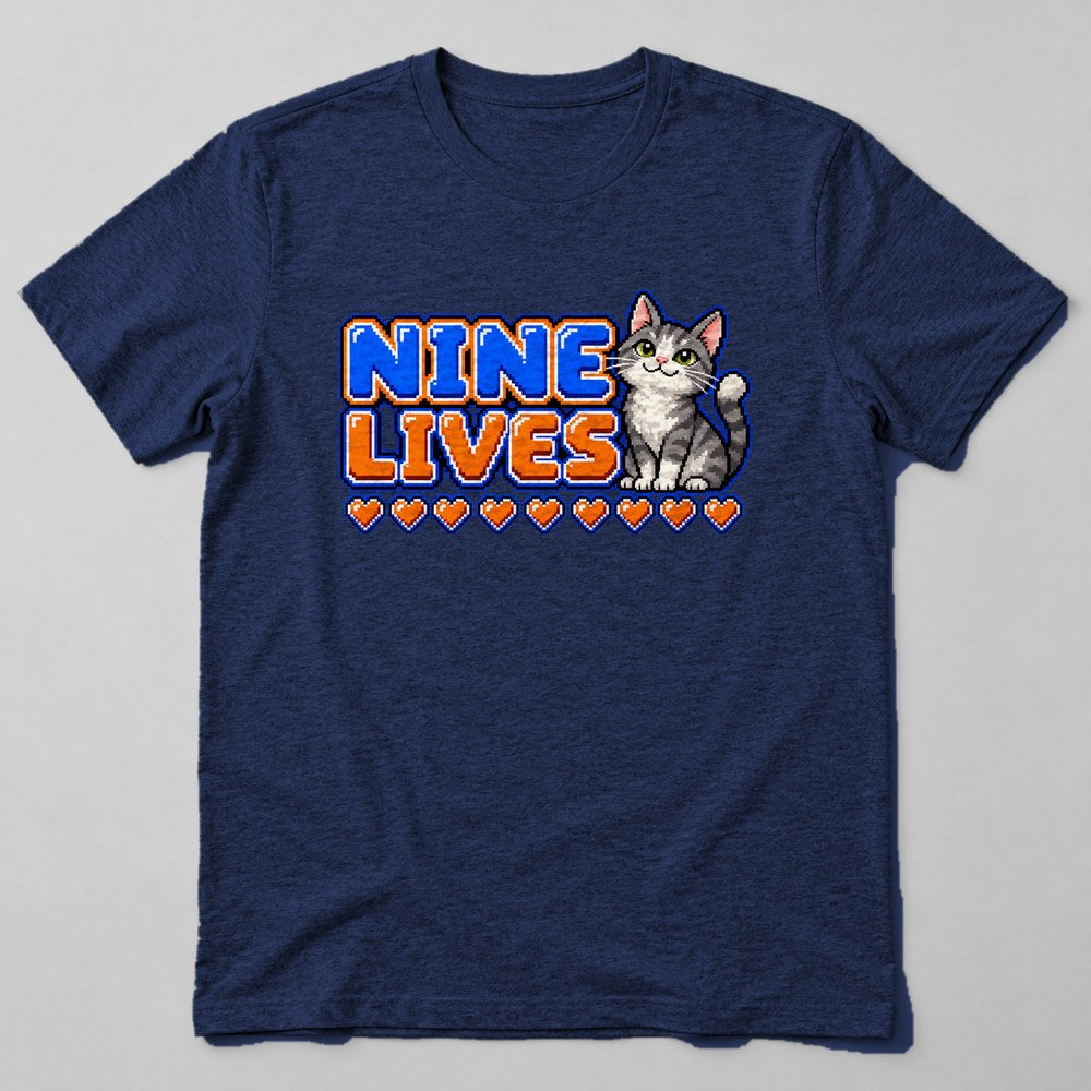 Nine Lives T-Shirt in Navy