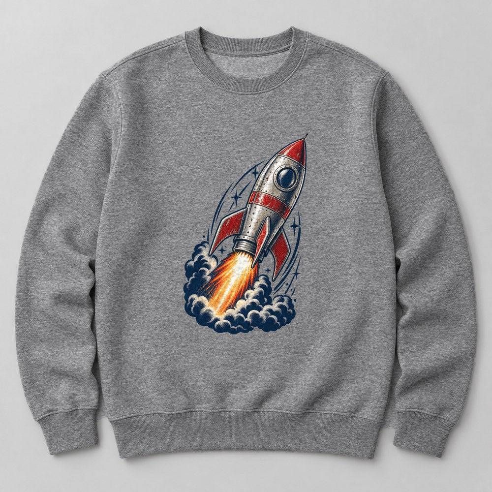 Rocket Toy Sweatshirt in Heather Grey