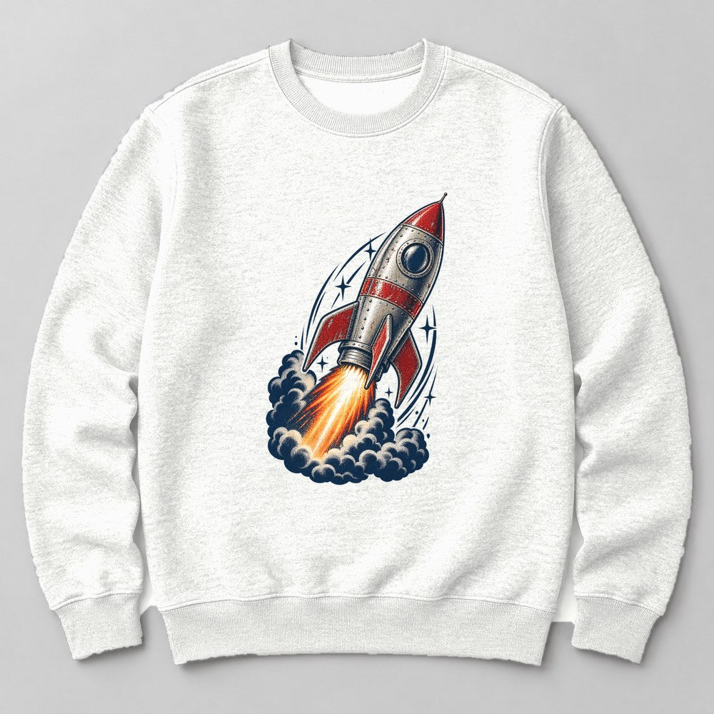 Rocket Toy Sweatshirt in White