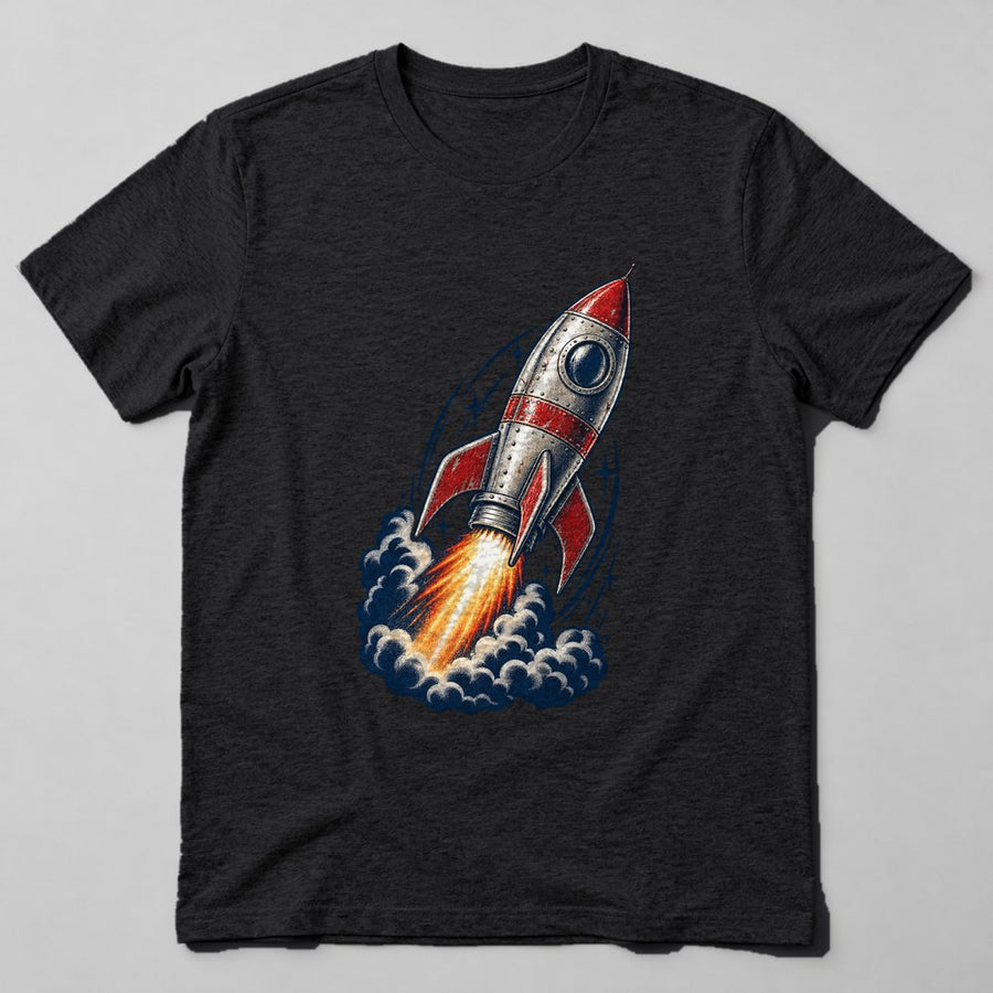 Rocket Toy T-Shirt in Black