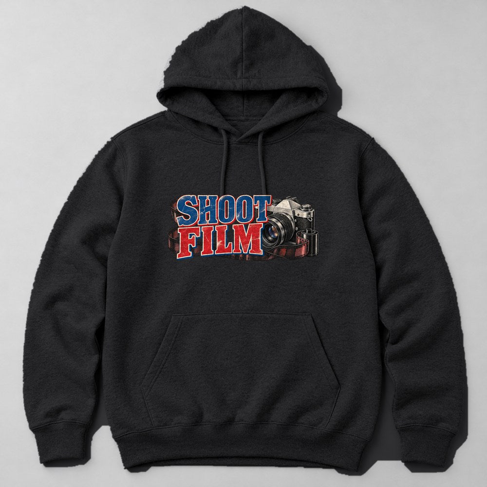 Shoot Film Hoodie in Black