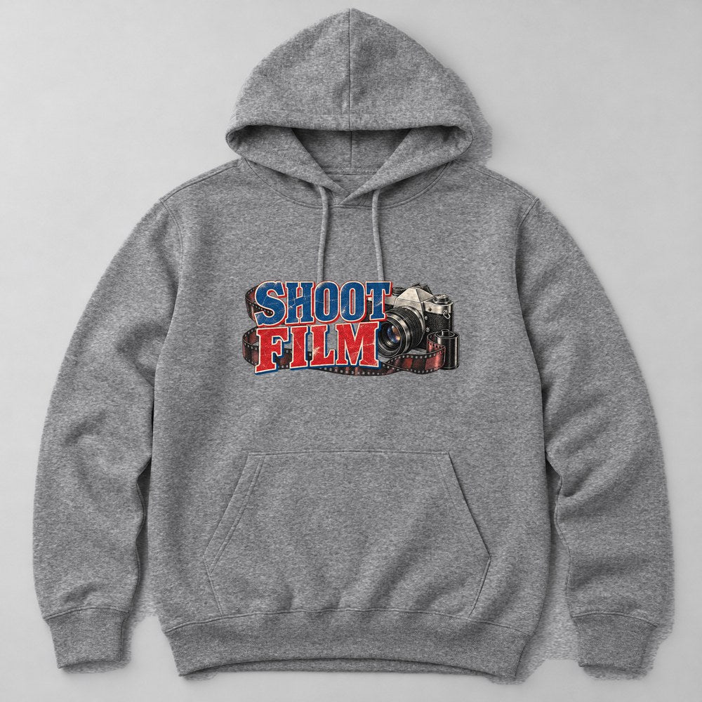 Shoot Film Hoodie in Heather Grey