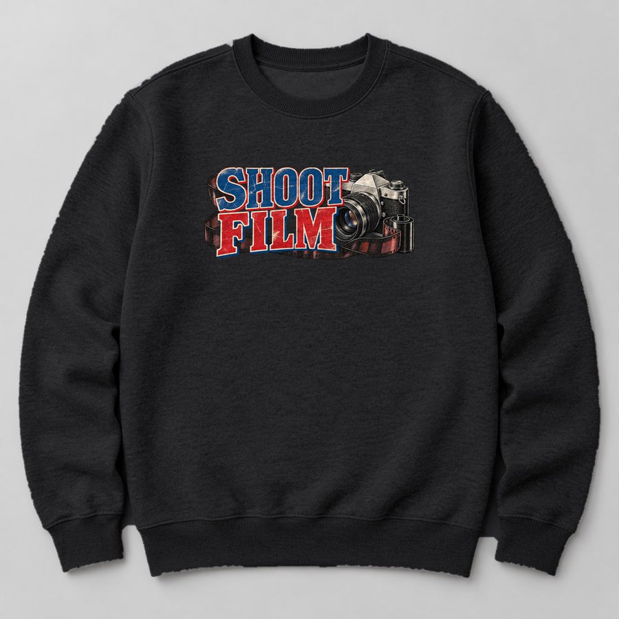 Shoot Film Sweatshirt in Black