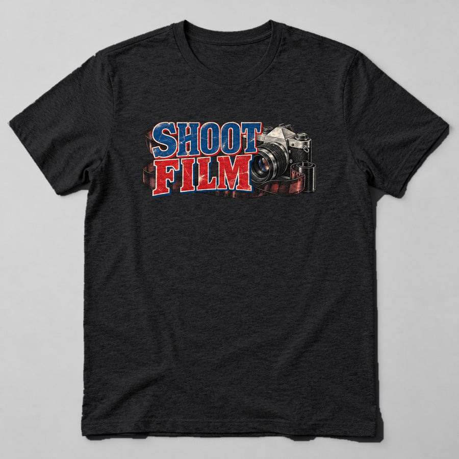 Shoot Film T-Shirt in Black