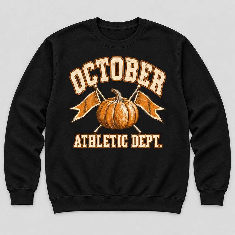 H003 — Black sweatshirt mockup; illustrative preview