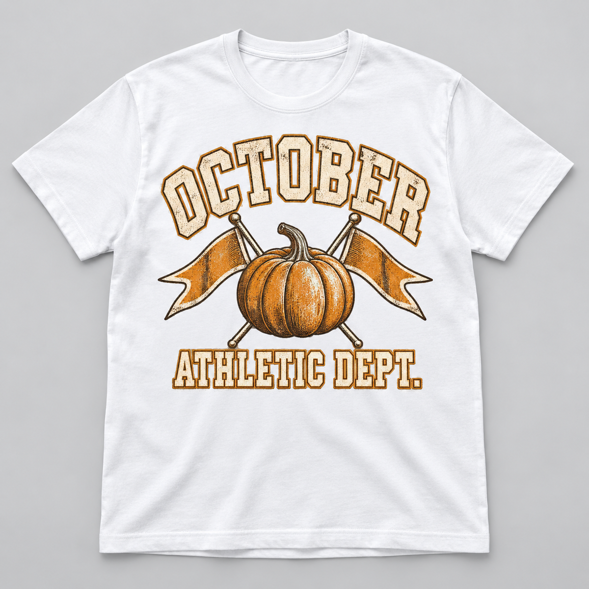 H003 — White generic unisex crew-neck T-shirt mockup; illustrative preview