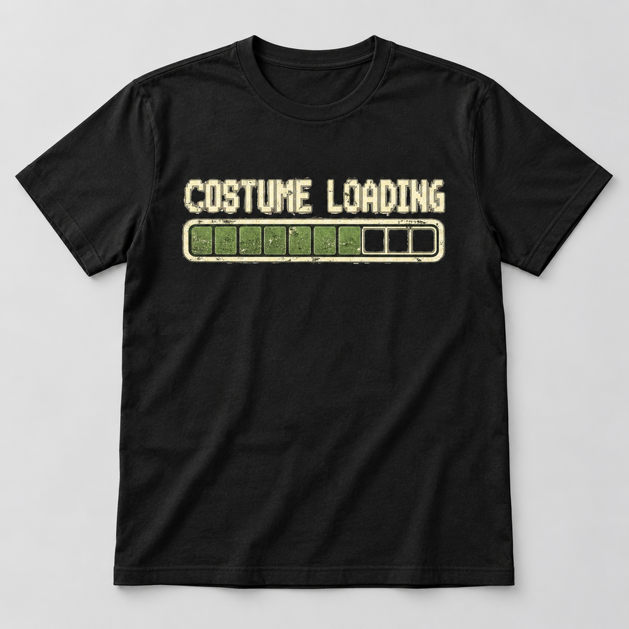 H005 — Black generic unisex crew-neck T-shirt mockup; illustrative preview