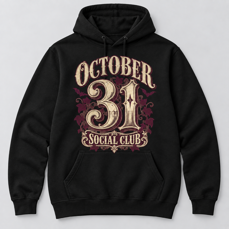 H012 — Black hoodie mockup; illustrative preview