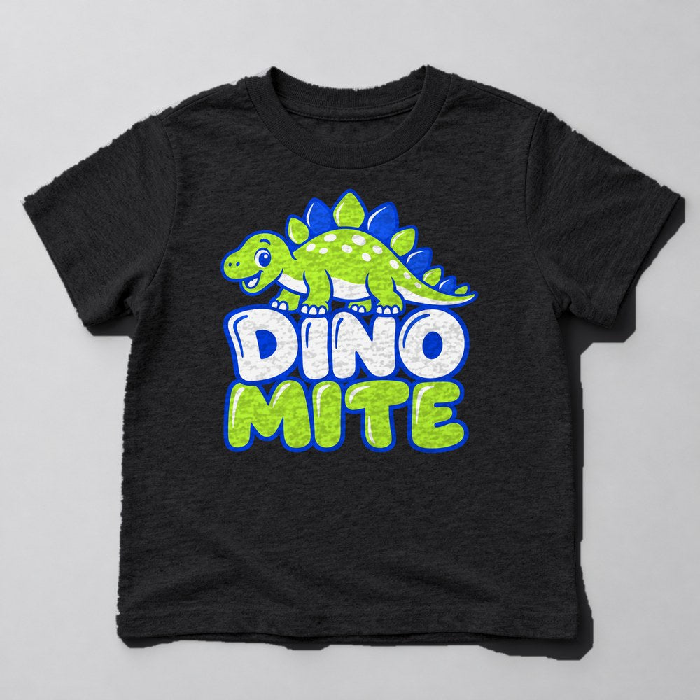Dino Mite Kids T-Shirt in Black
