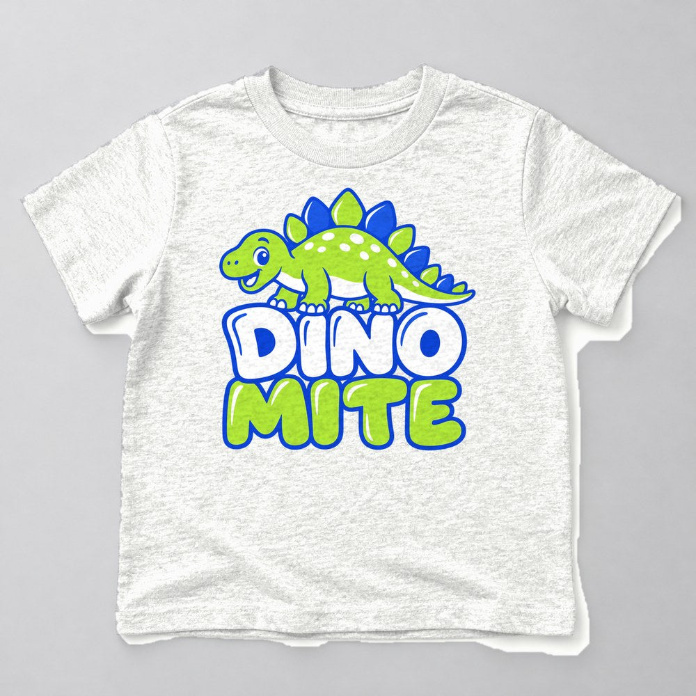 Dino Mite Kids T-Shirt in White