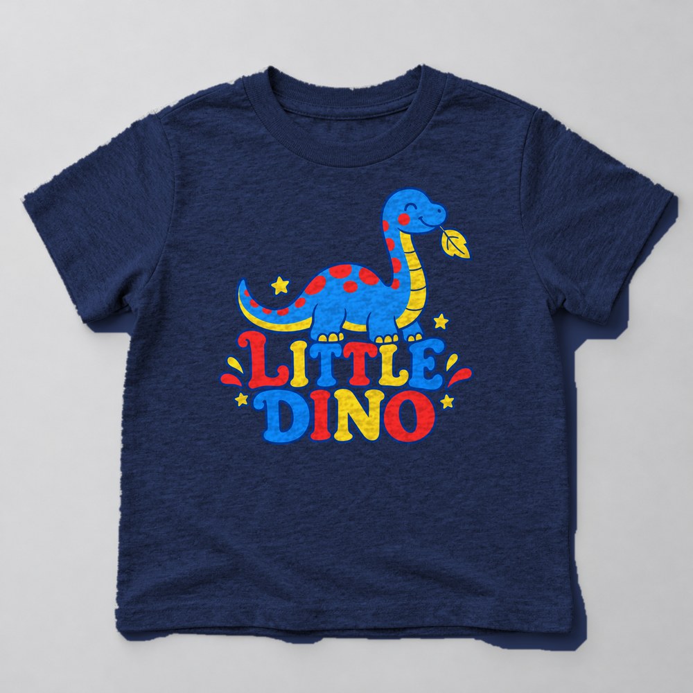 Little Dino Kids T-Shirt in Navy