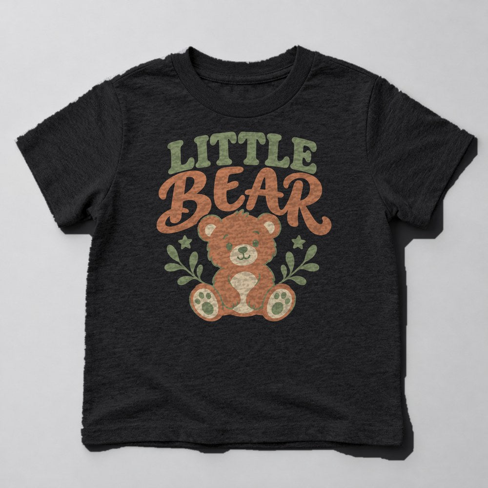 Little Bear Kids T-Shirt in Black