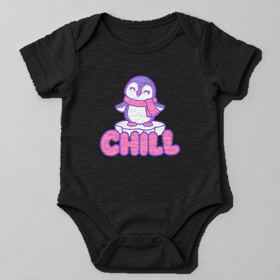 Chill Baby Onesie in Black