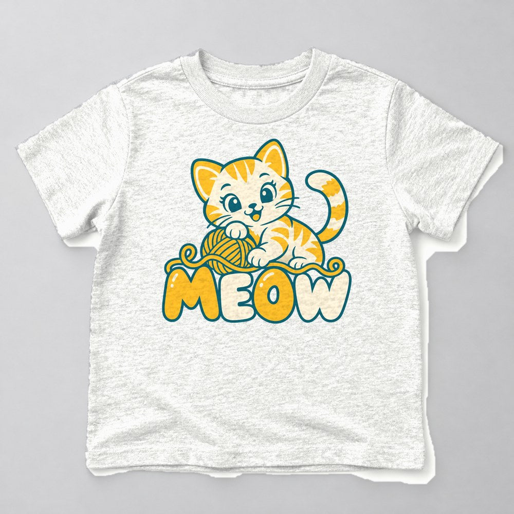 Meow Kids T-Shirt in White