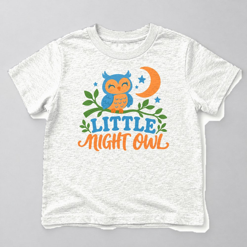 Little Night Owl Kids T-Shirt in White