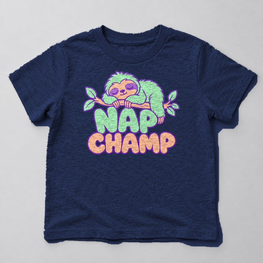 Nap Champ Kids T-Shirt in Navy