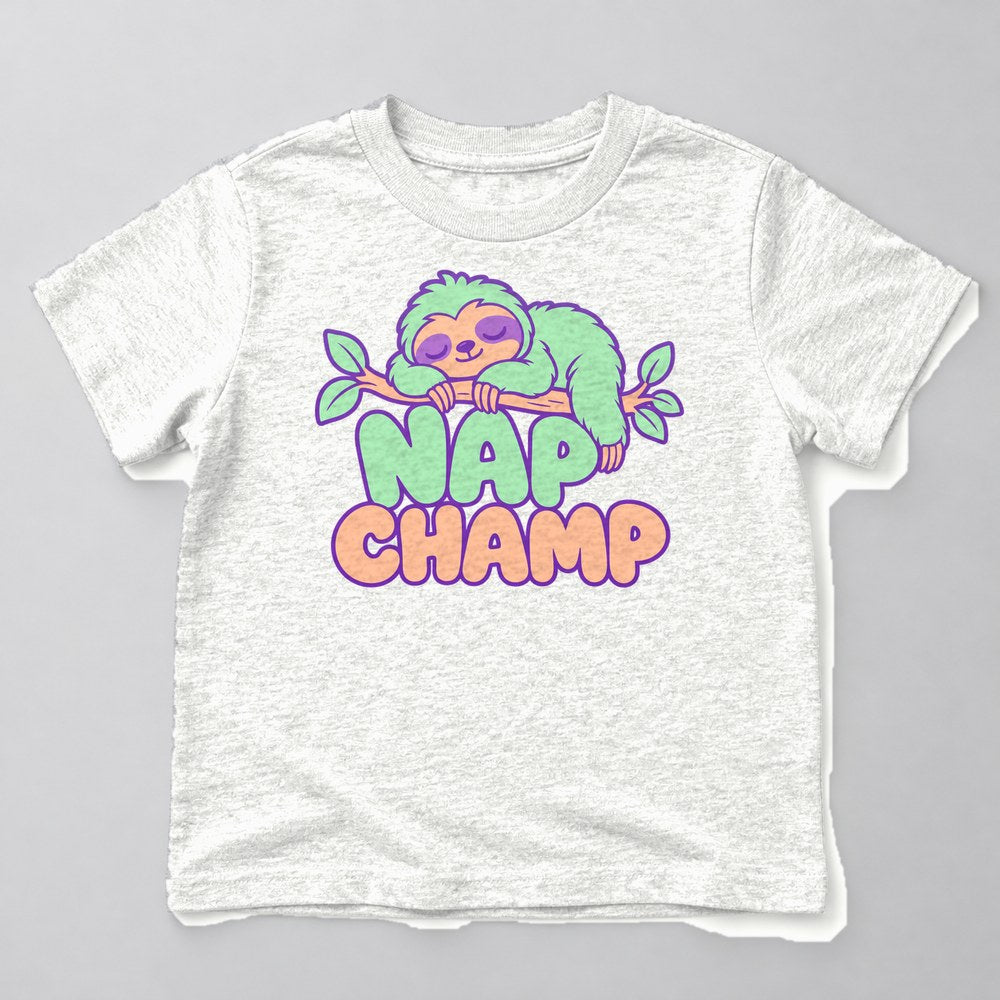 Nap Champ Kids T-Shirt in White