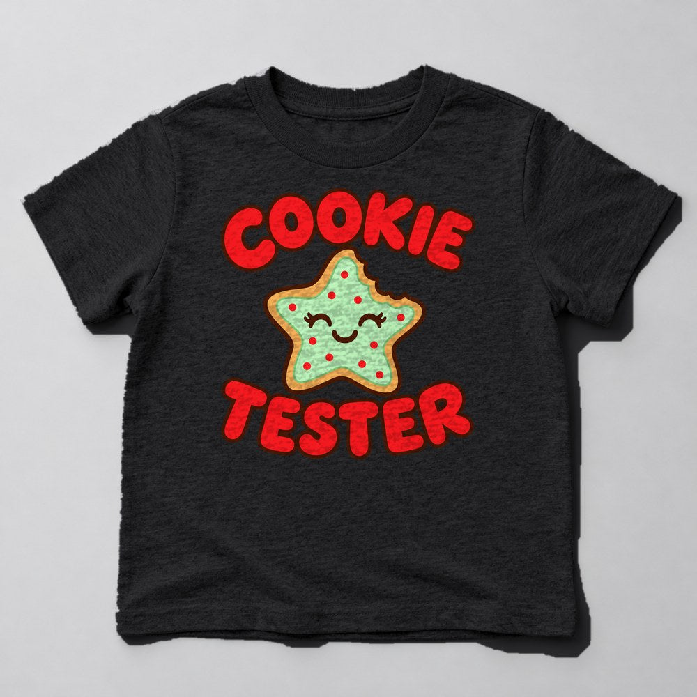 Cookie Tester Kids T-Shirt in Black