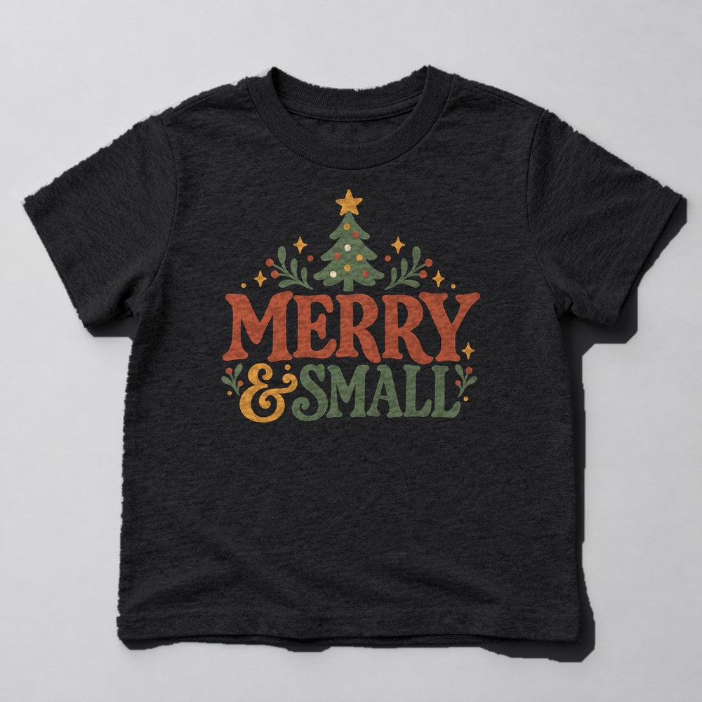 Merry & Small Kids T-Shirt in Black