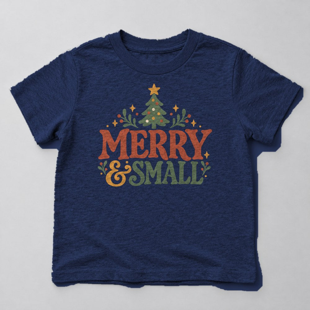 Merry & Small Kids T-Shirt in Navy