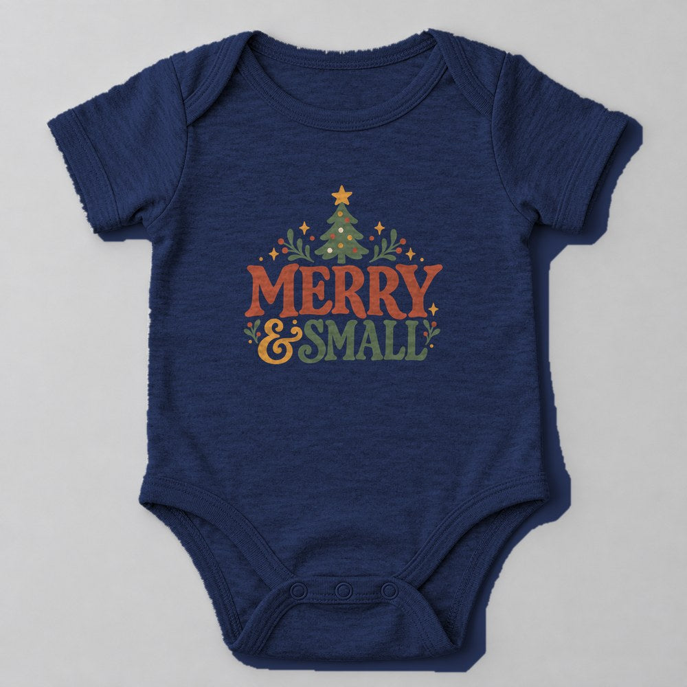 Merry & Small Baby Onesie in Navy