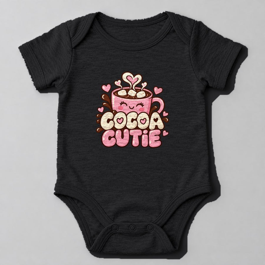 Cocoa Cutie Baby Onesie in Black