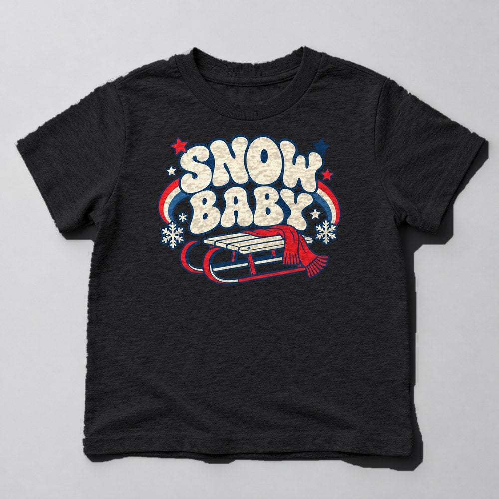 Snow Baby Kids T-Shirt in Black