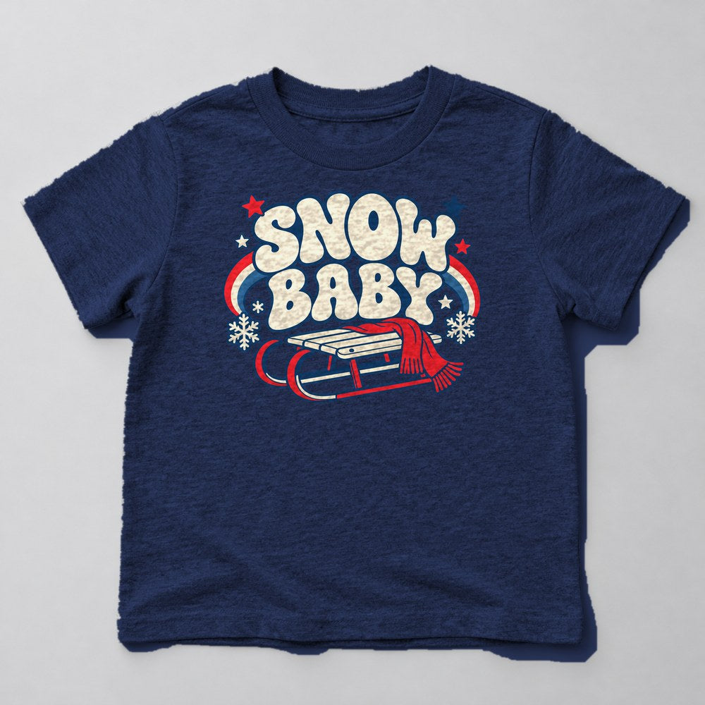 Snow Baby Kids T-Shirt in Navy