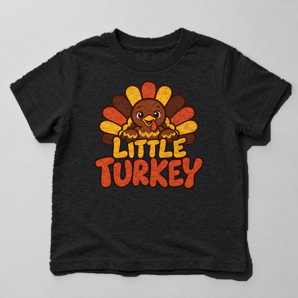 Little Turkey Kids T-Shirt in Black