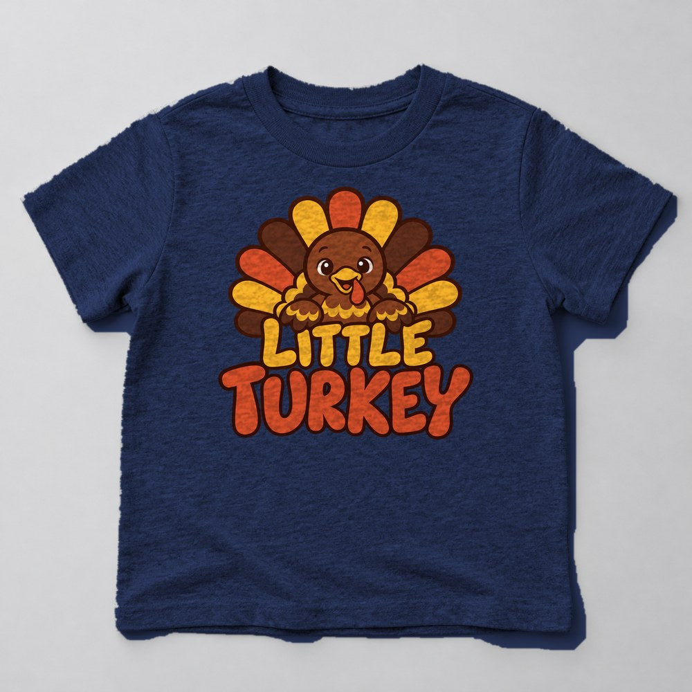 Little Turkey Kids T-Shirt in Navy