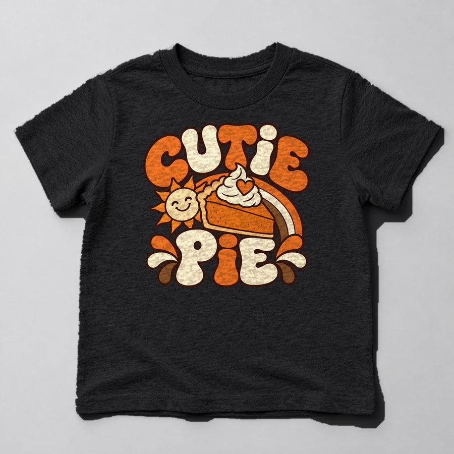 Cutie Pie Kids T-Shirt in Black