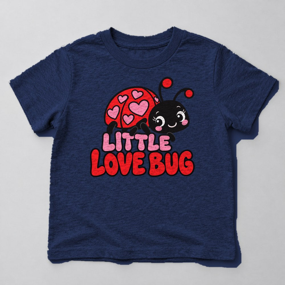 Little Love Bug Kids T-Shirt in Navy