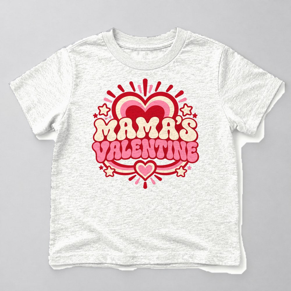 Mama's Valentine Kids T-Shirt in White