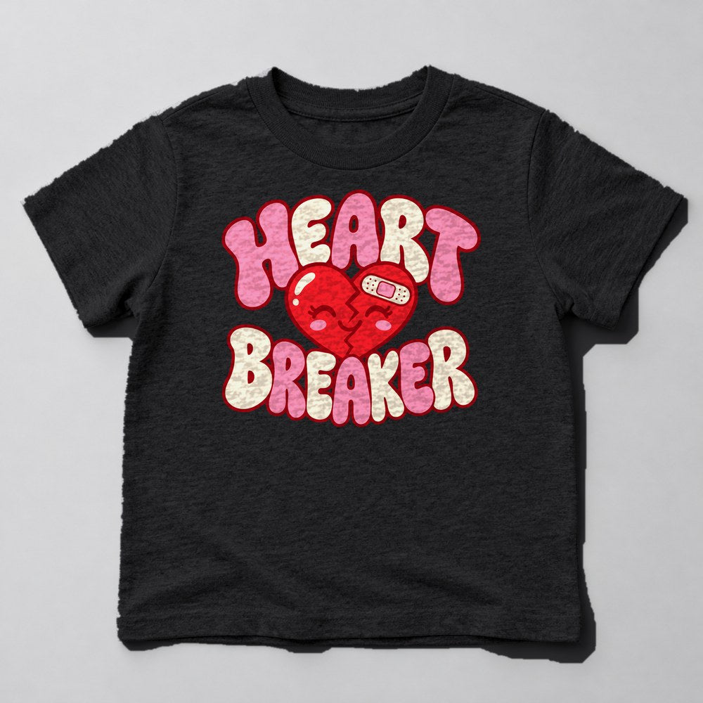 Heart Breaker Kids T-Shirt in Black