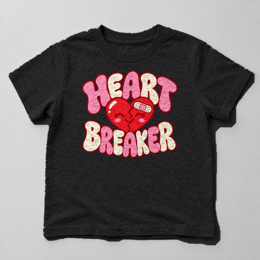 Heart Breaker Kids T-Shirt in Black