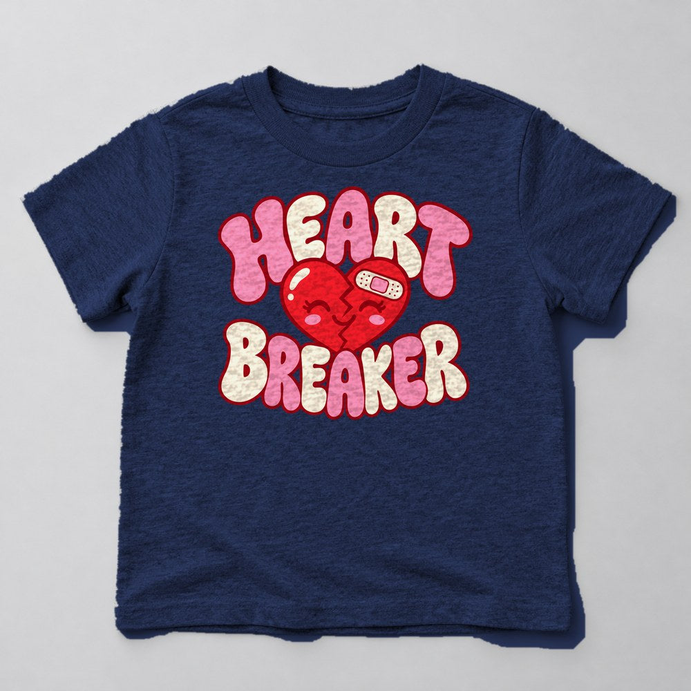 Heart Breaker Kids T-Shirt in Navy