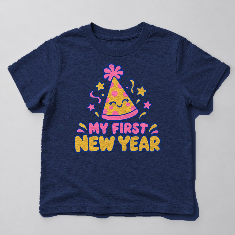 My First New Year Kids T-Shirt in Navy