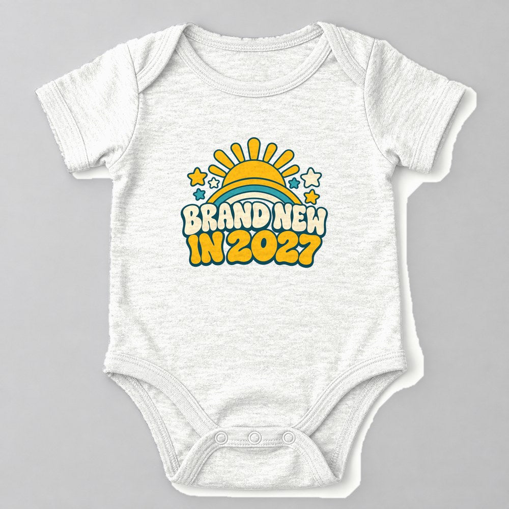 Brand New in 2027 Baby Onesie in White