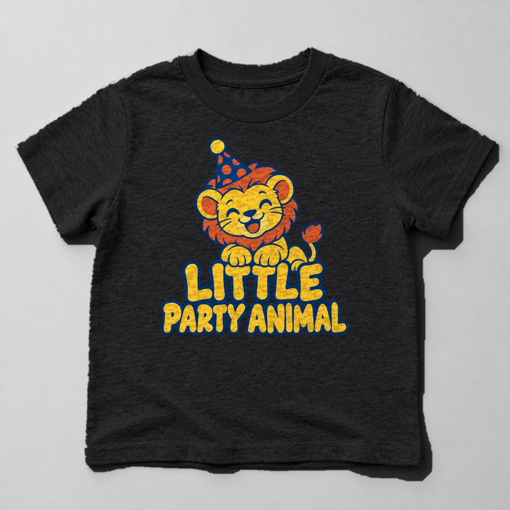 Little Party Animal Kids T-Shirt in Black