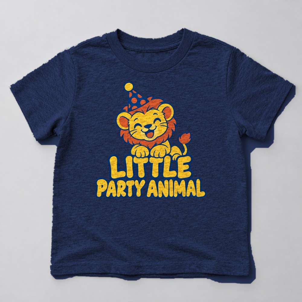 Little Party Animal Kids T-Shirt in Navy