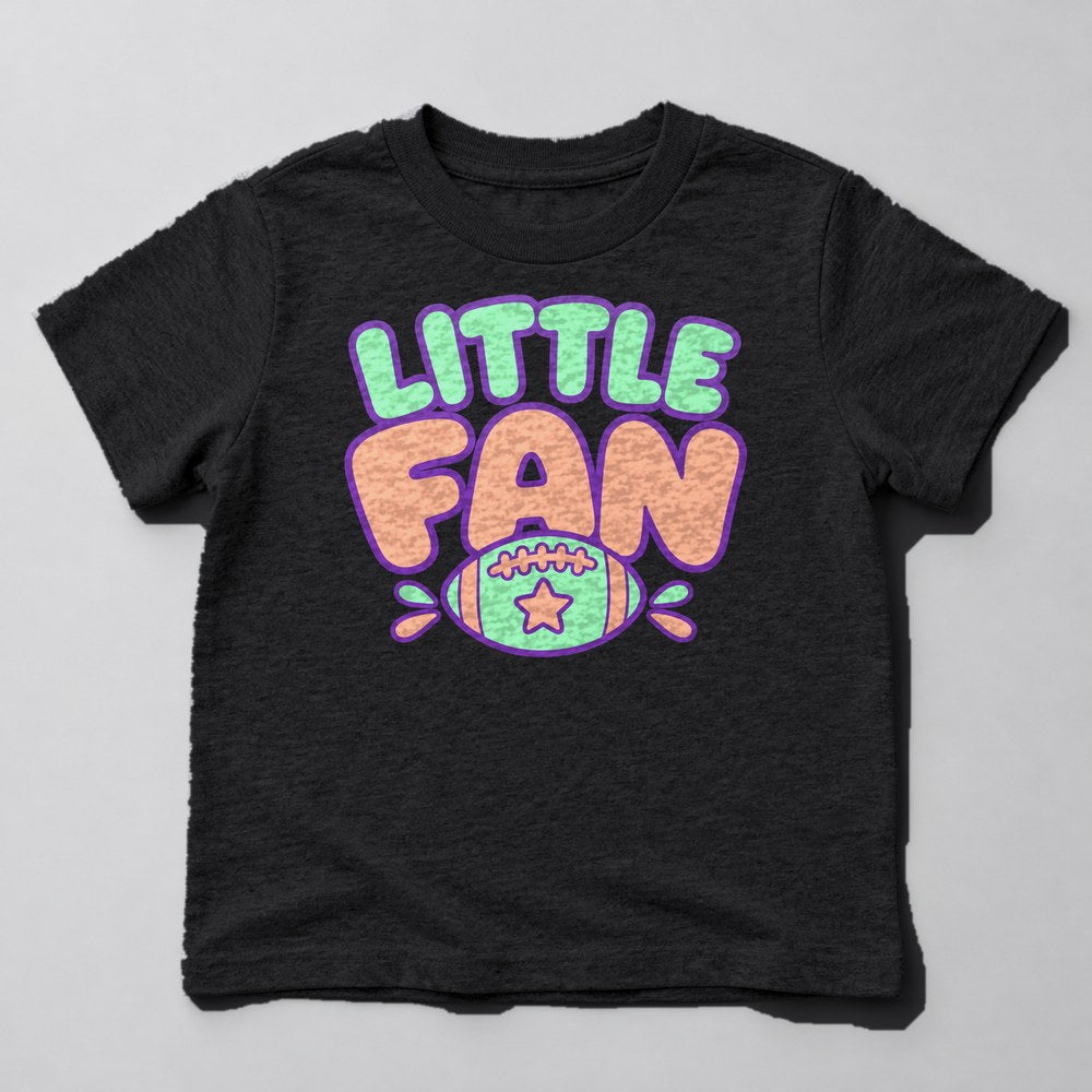 Little Fan Kids T-Shirt in Black